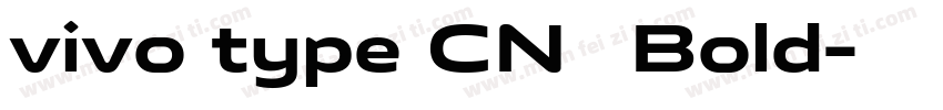 vivo type CN繁 Bold字体转换